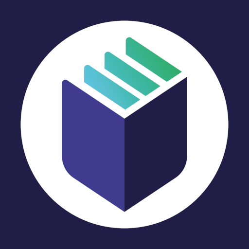 Blue and white logo for School Bytes App